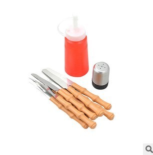 烤工具烤必备十件套调味罐酱料罐套装叉两件套