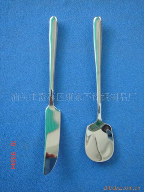 空心柄不锈钢餐具小方匙