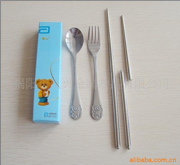 不锈钢勺叉,不锈钢礼品套装,勺叉两件套,筷子