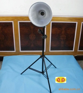 摄影灯具广口灯具[落地高灯架+广口灯罩+E2