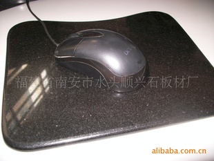 大量精细手工制山西黑石材鼠标垫,生产