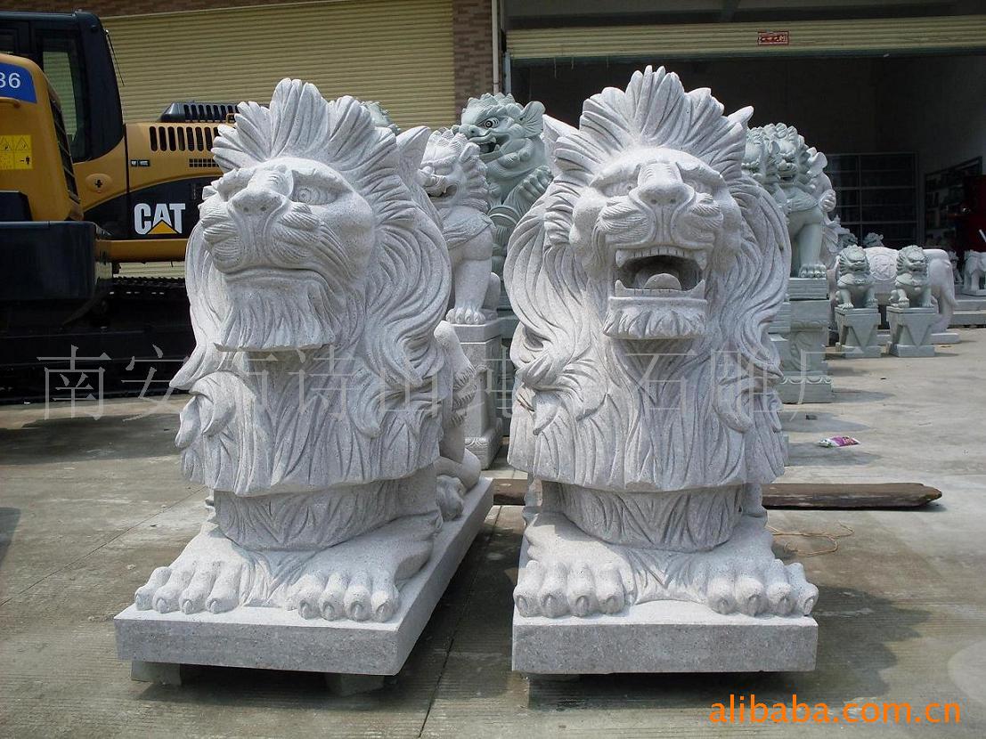 石雕狮子,港币狮,卧狮,汇丰狮,非洲狮