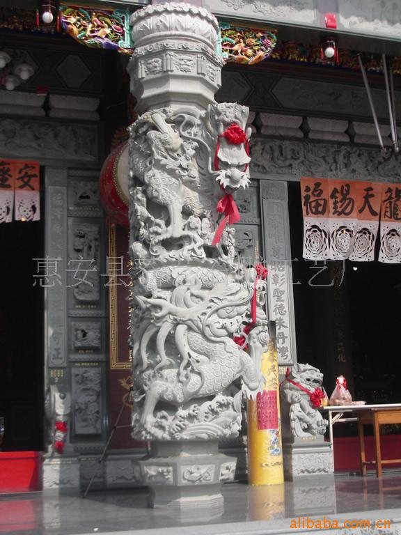 龙柱雕刻,石雕龙柱(图)