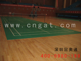 东北枫木面板运动木地板冠奥通运动木地板体育运动场设施