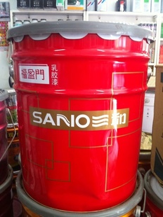 三和乳胶漆内墙涂料耐擦洗净味环保抗裂超白丝光哑光防霉抗碱防污