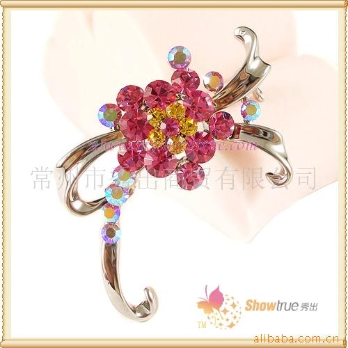批发市场-小额合金锆钻胸/领满200元混批