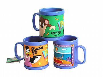 广告促销礼品/塑胶马克杯/广告礼品杯/小康礼品杯