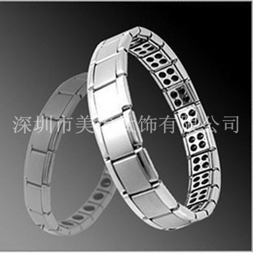 厂家批发定做高品质钛手环,锗钛能量手环