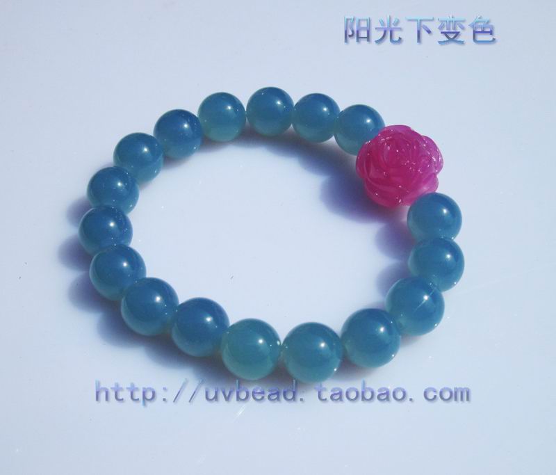 测紫外线手链/变夜光手链/特赠品/促销礼品/日韩饰品