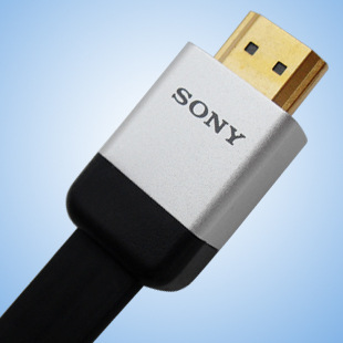 SONY/索尼扁平HDMI线1.4版3DDLC-HE20HF高清数据线音视频线