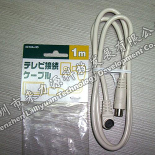 1米F快插头电视线F快插头公转公3C-2V视频线FQUICKCABLE