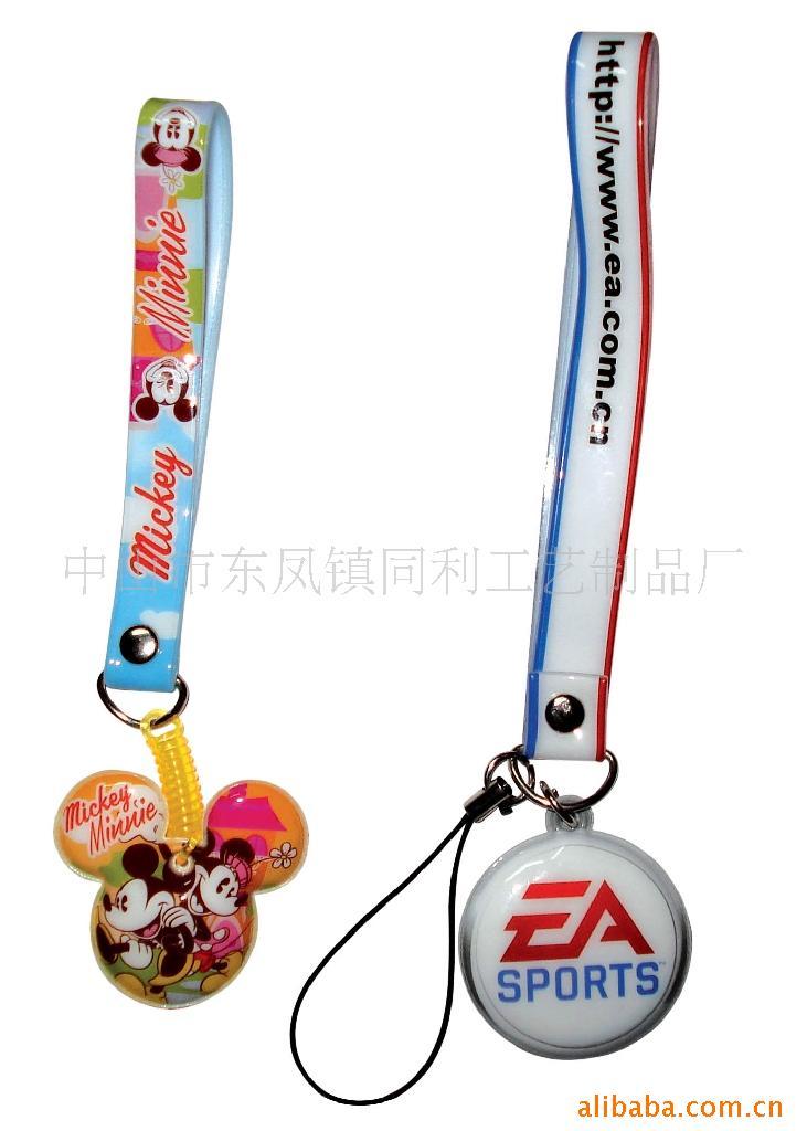 pvc手机挂件+pvc手机擦(广告促销品)
