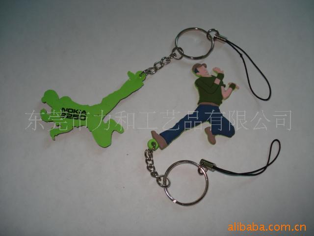 手机吊饰公仔,PVC手机吊饰