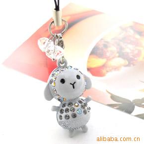 喜羊羊手机链 饰品批发 韩版饰品