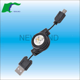 〖0.8M*2.0MM〗Micro5pinMini5pin双拉线伸缩线