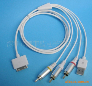 IPOD/IPHONE-3RCA+USB线厂价直销
