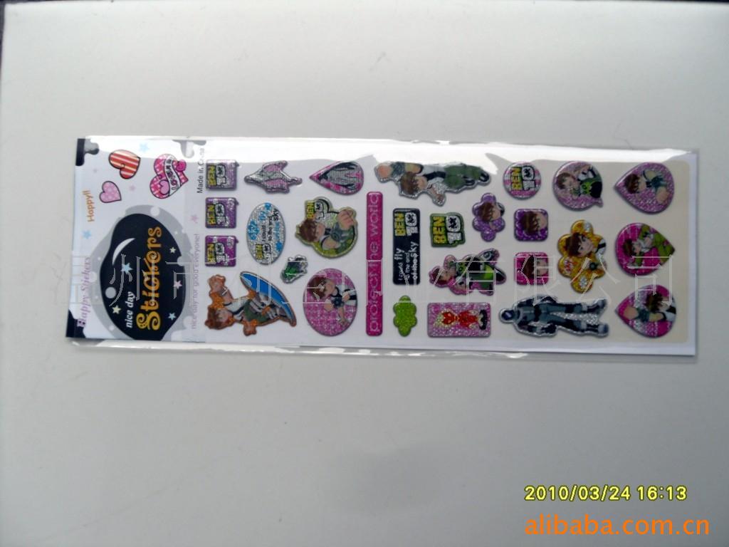 泡泡贴、贴纸、手机贴、卡通泡泡贴