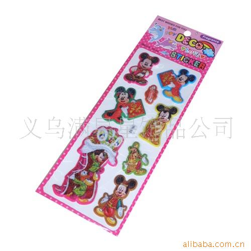 手机贴纸米奇银幕泡泡贴厂家直销贴纸批发
