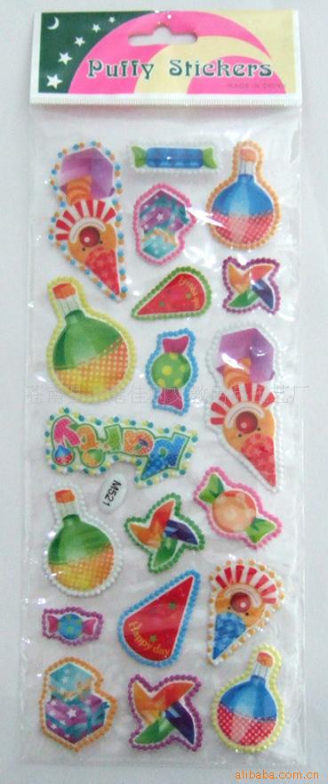 贴纸,泡泡贴纸,箱贴纸,手机贴纸