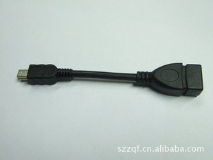 miniUSB公转USB母手机转接线USB母转mini公OTG转接线
