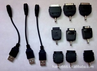 厂家手机常用转接头,常用手机充电连接线等