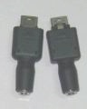 厂家直销microUSB转DC母转换头,DC母转巧克力转接头