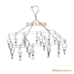 厂家直销不锈钢衣架YC3801(带彩盒)