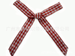 彩带格子带蝴蝶结