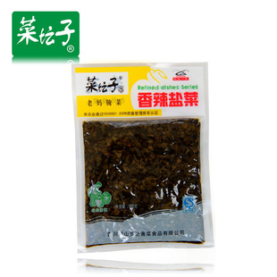 厂家直供蔬菜制品酱腌菜系列香辣盐菜168g*40袋