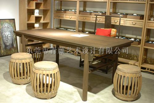 供应仿古家具铁力木书画台实木工艺家具