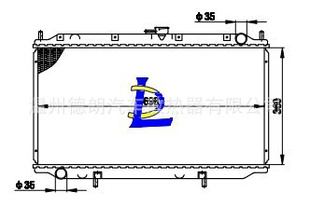 NISSAN汽车冷却水箱散热器21410-2F600/9F500/9F502/2F000