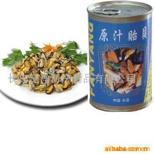 日本料理原料,礼品,海产罐头,原汁贻贝罐头(图)