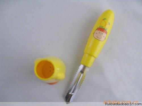 特价)趣味卡通梨多功能削皮器