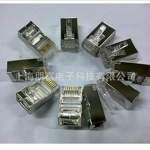 RJ45ˮͷCAT5e5ȫͭǶ