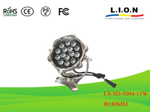 15LEDˮ׵ƹ㳡Ȫˮµƾõƾ߳