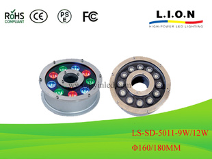 12LEDˮ׵ƹ㳡Ȫˮµƾ̵ƾ߳
