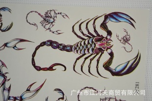纹身贴纸男女防水贴纸环保纹身纸款式多样支持混批