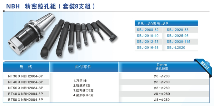 NBH2084微调精搪头BT40/BT50-NBH2084