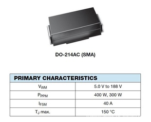 SMAJ5.0thruSMAJ188CA威世二极管
