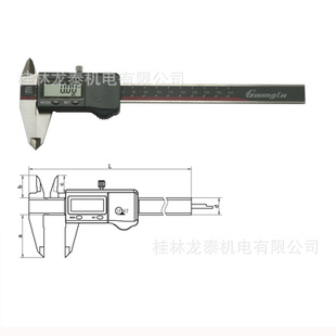 桂林广陆量具/IP67防水数显卡