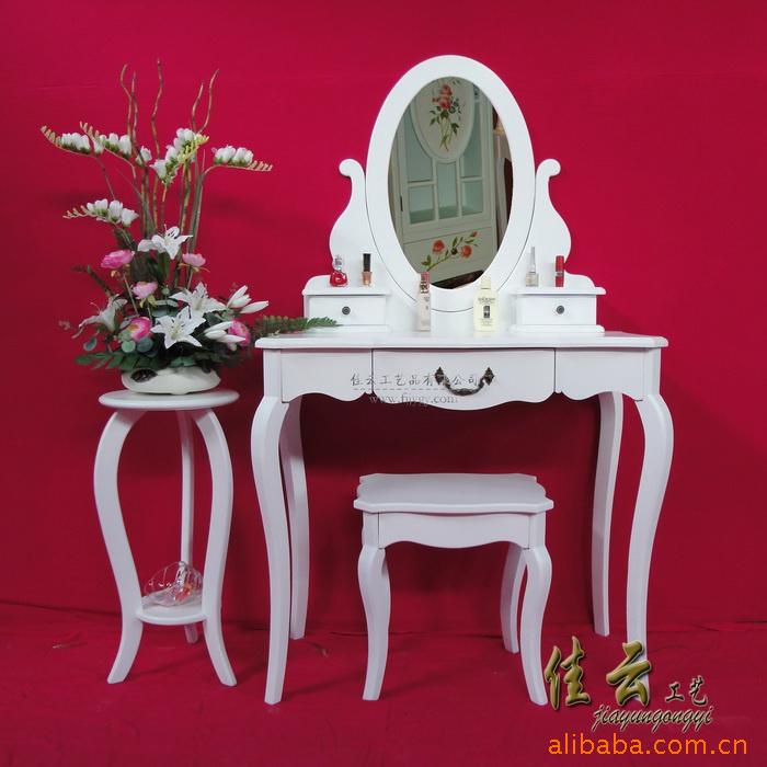 手绘家具/田园家具/梳妆台/白梳妆台
