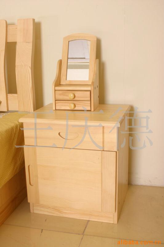 实木家具松木梳妆盒、镜、台网上属