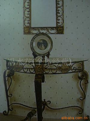 铁艺家具,铁艺玄关,梳妆台