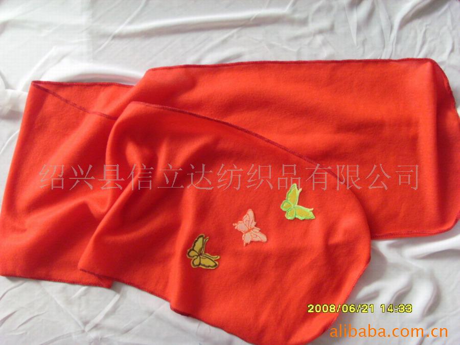 摇粒绒围巾双面绒围巾手套披肩手巾丝巾