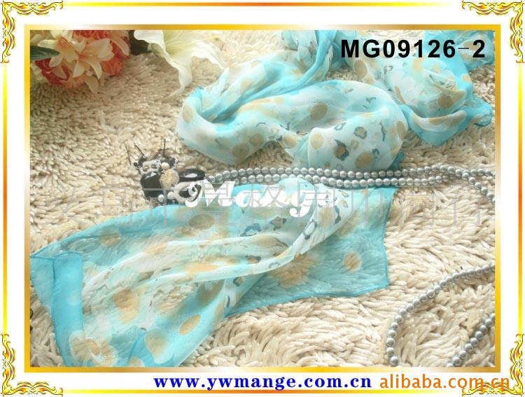 批发围巾,丝巾,披肩批发09126-2