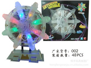 儿童音乐电动玩具电动塑胶玩具音乐灯光塑胶玩具转盘