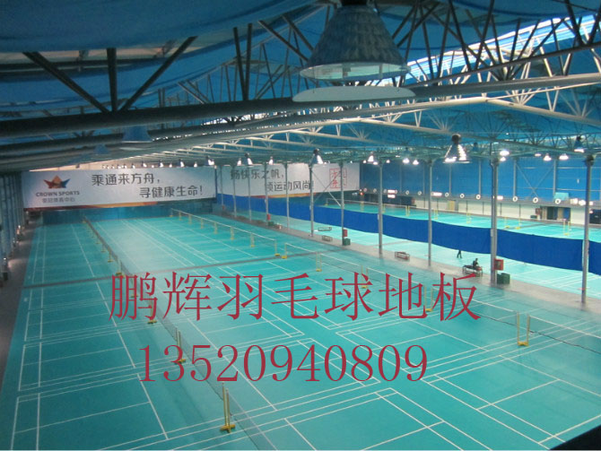 奥运场馆羽毛球场地地胶