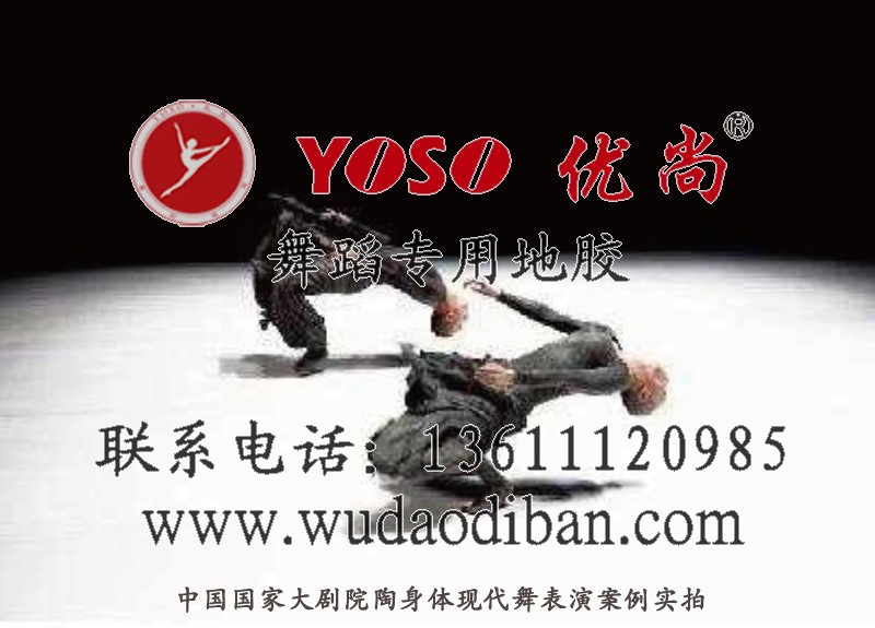 环保型PVC舞蹈形体房地胶塑胶舞蹈练功房地板