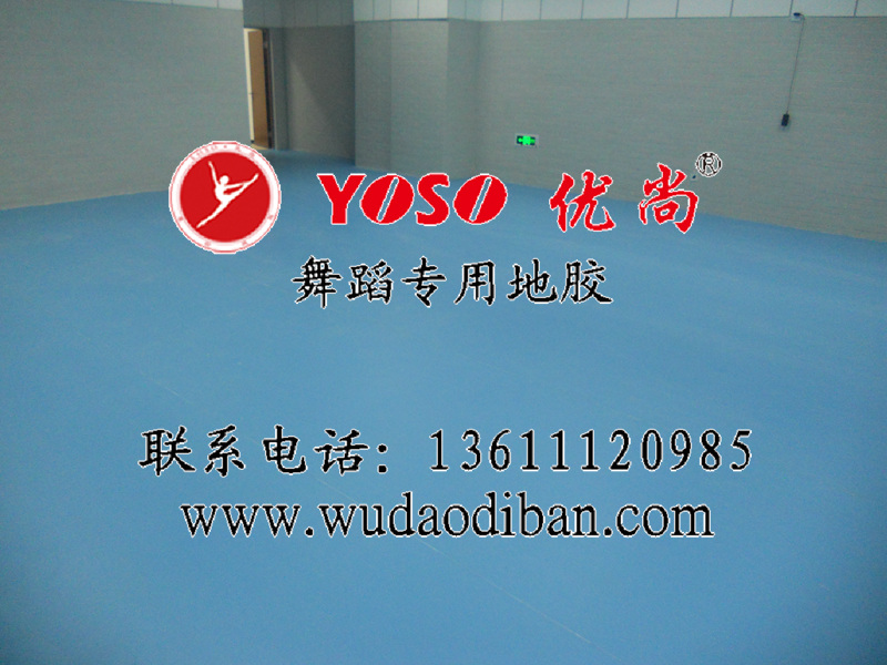 订做型舞蹈PVC地胶尚第三代微划痕舞蹈地胶