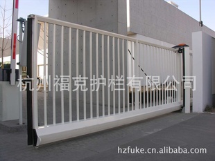 安全防撞多款式热镀锌电动遥控无噪音无轨悬臂门